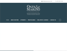 Tablet Screenshot of oatsmarino.com